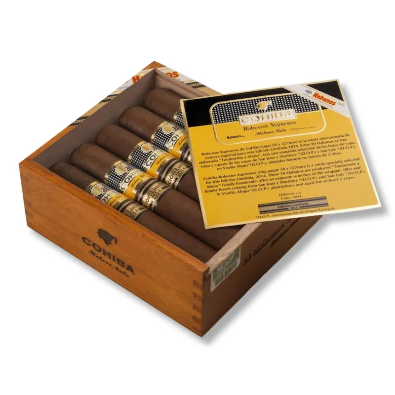 Cohiba Robustos Supremos Edición Limitada 2014 - Box of 10