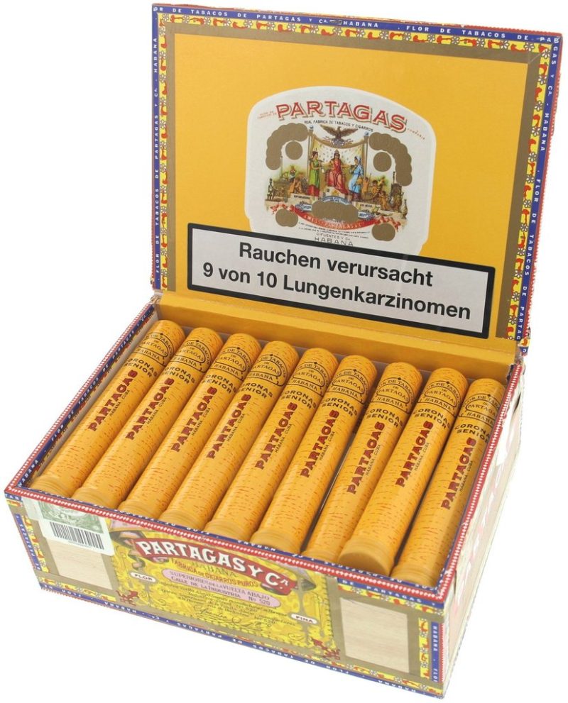 Partagas Coronas Senior Tubos